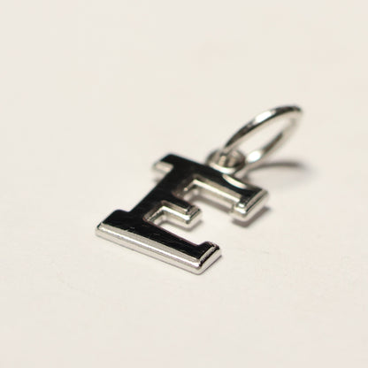 Tresor zilveren hanger letter E
