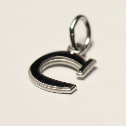 Tresor zilveren hanger letter C