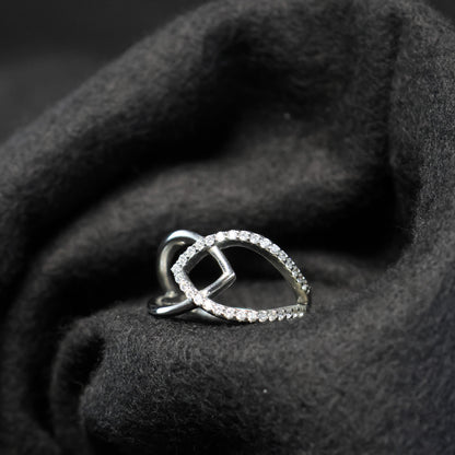 Outlet Zilveren ring N6N04 maat: 60