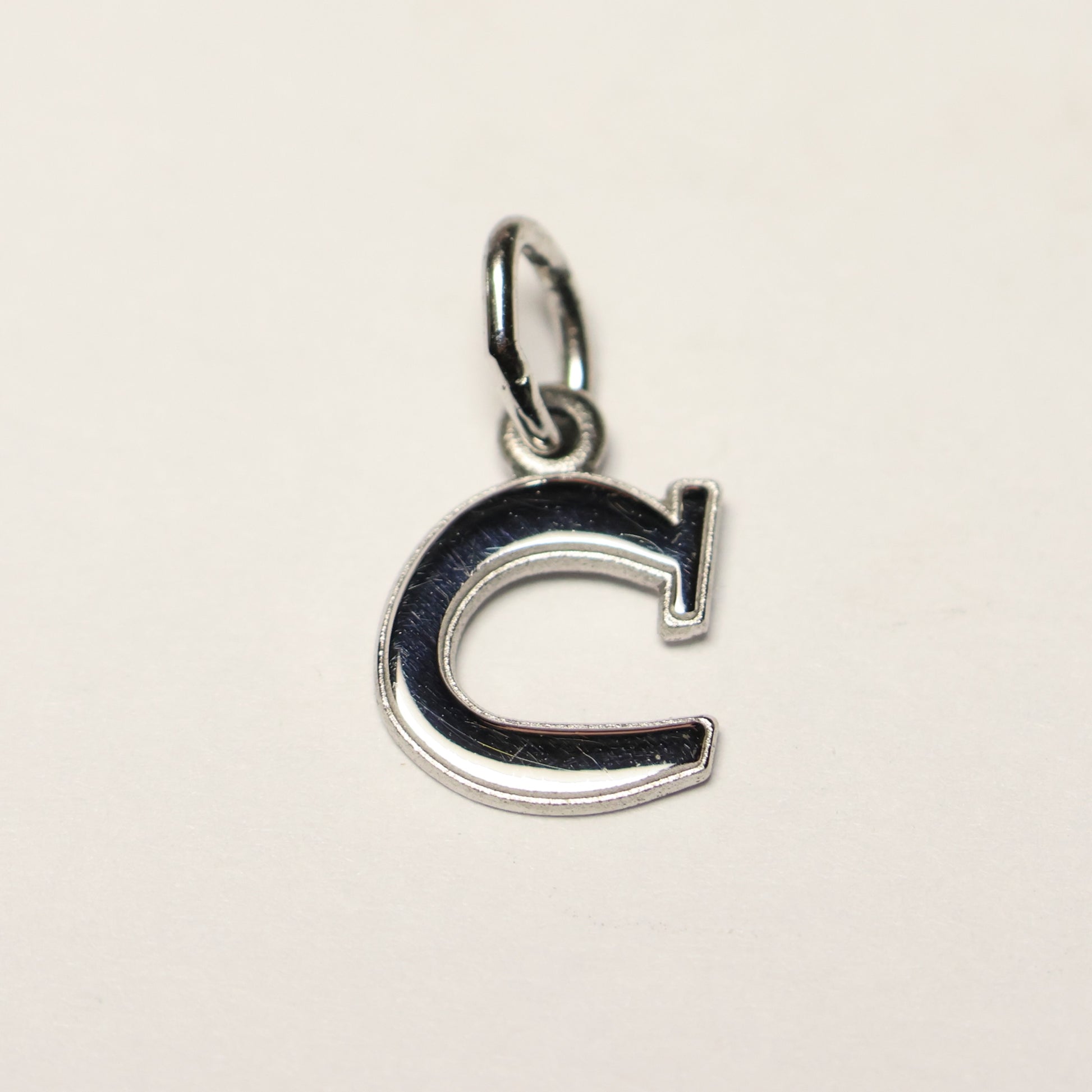 Tresor zilveren hanger letter C