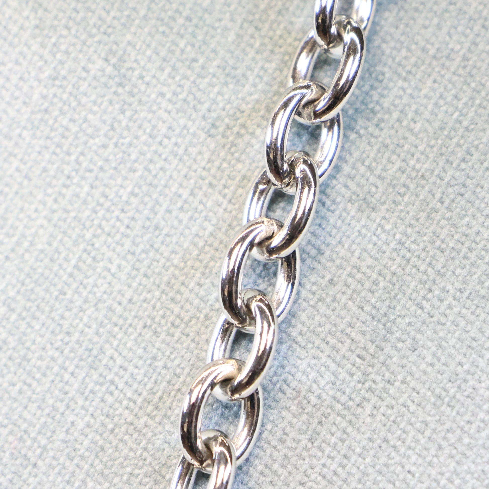 Stalen ketting heren met 5mm schakels 244628