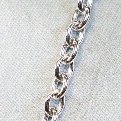 Stalen ketting heren met 5mm schakels 244628