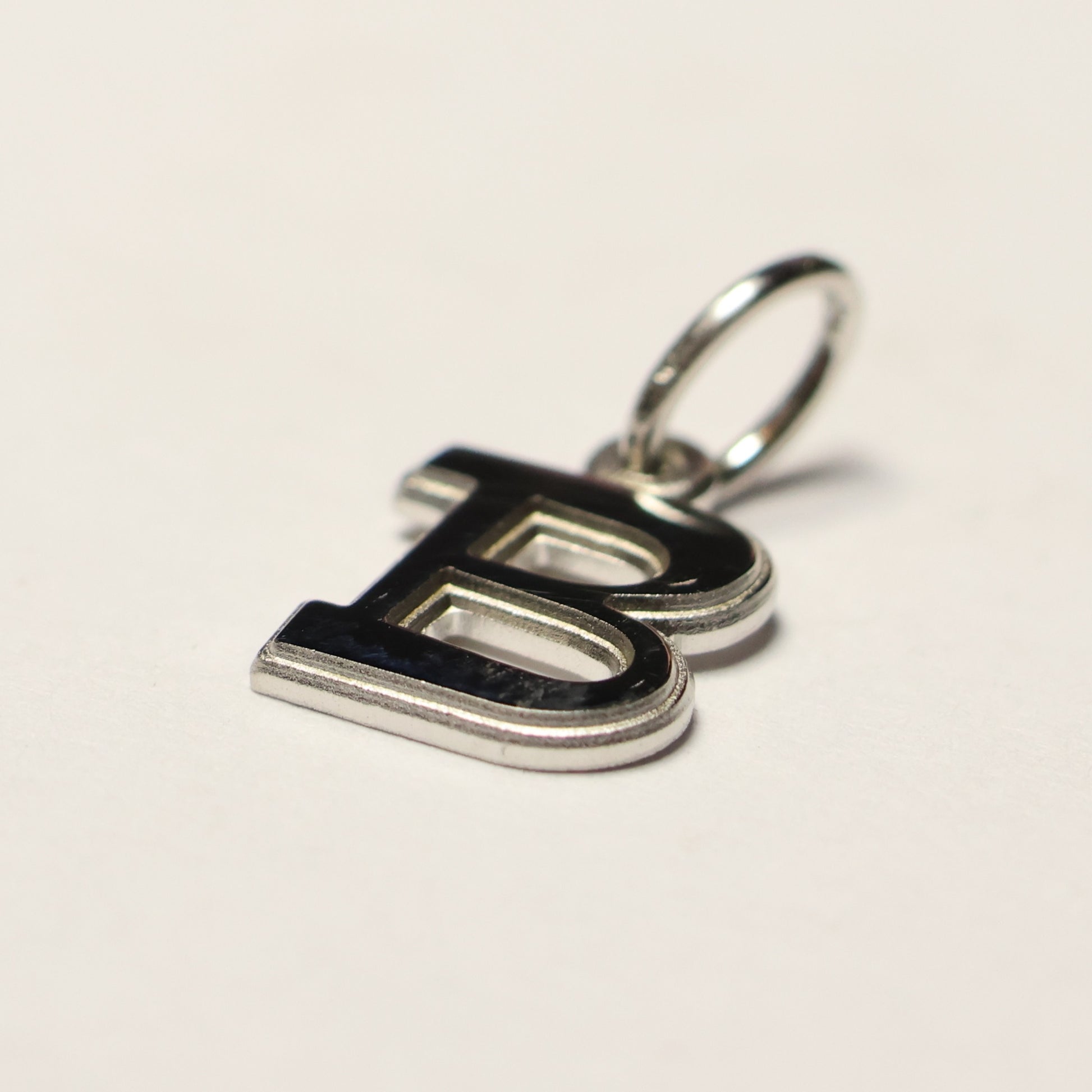 Tresor zilveren hanger letter B