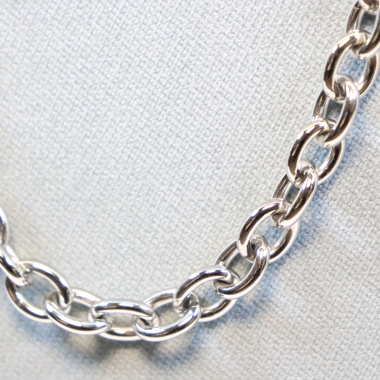 Stalen ketting heren met 5mm schakels 244628