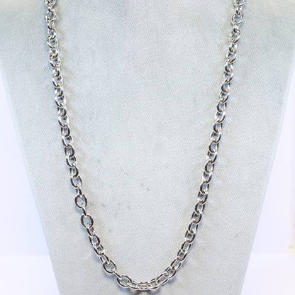 Stalen ketting heren met 5mm schakels 244628