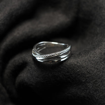 Outlet Zilveren ring N9K13 maat: 60
