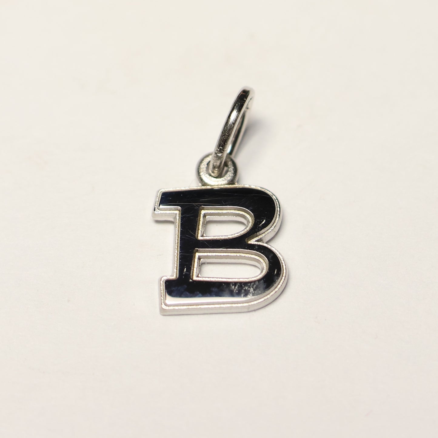 Tresor zilveren hanger letter B