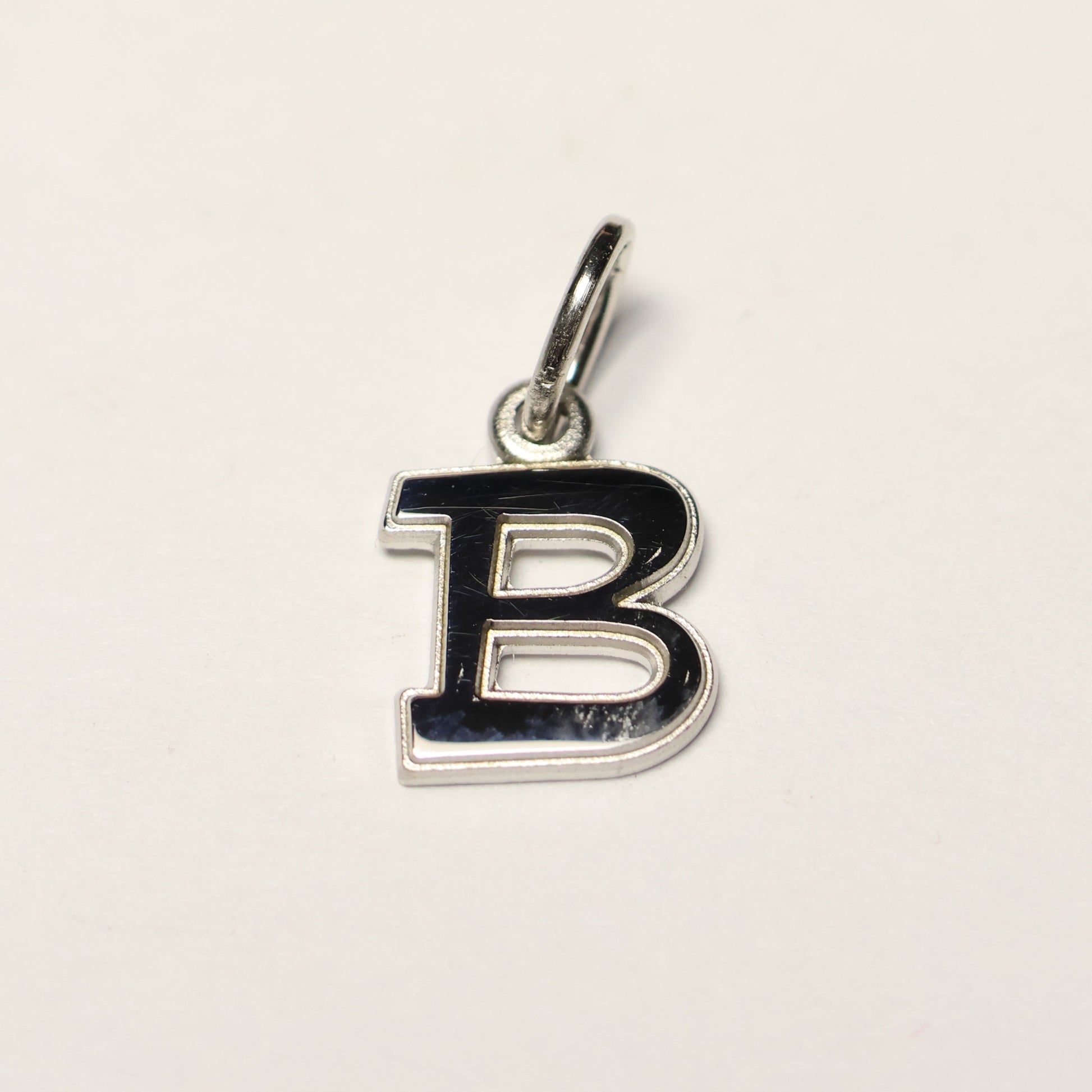 Tresor zilveren hanger letter B