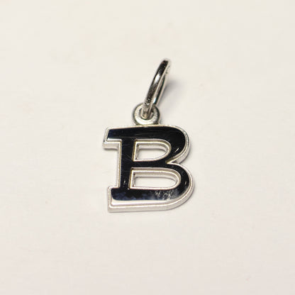 Tresor zilveren hanger letter B