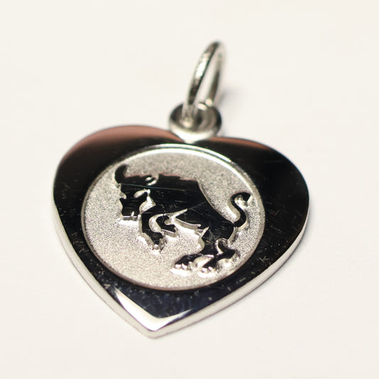 Tresor zilveren sterrenbeeld hartje hanger stier