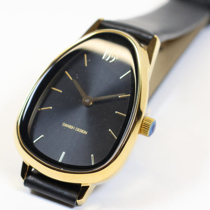 Danish Design dameshorloge 26mm Fjordsten IV15Q1306 Gold Black