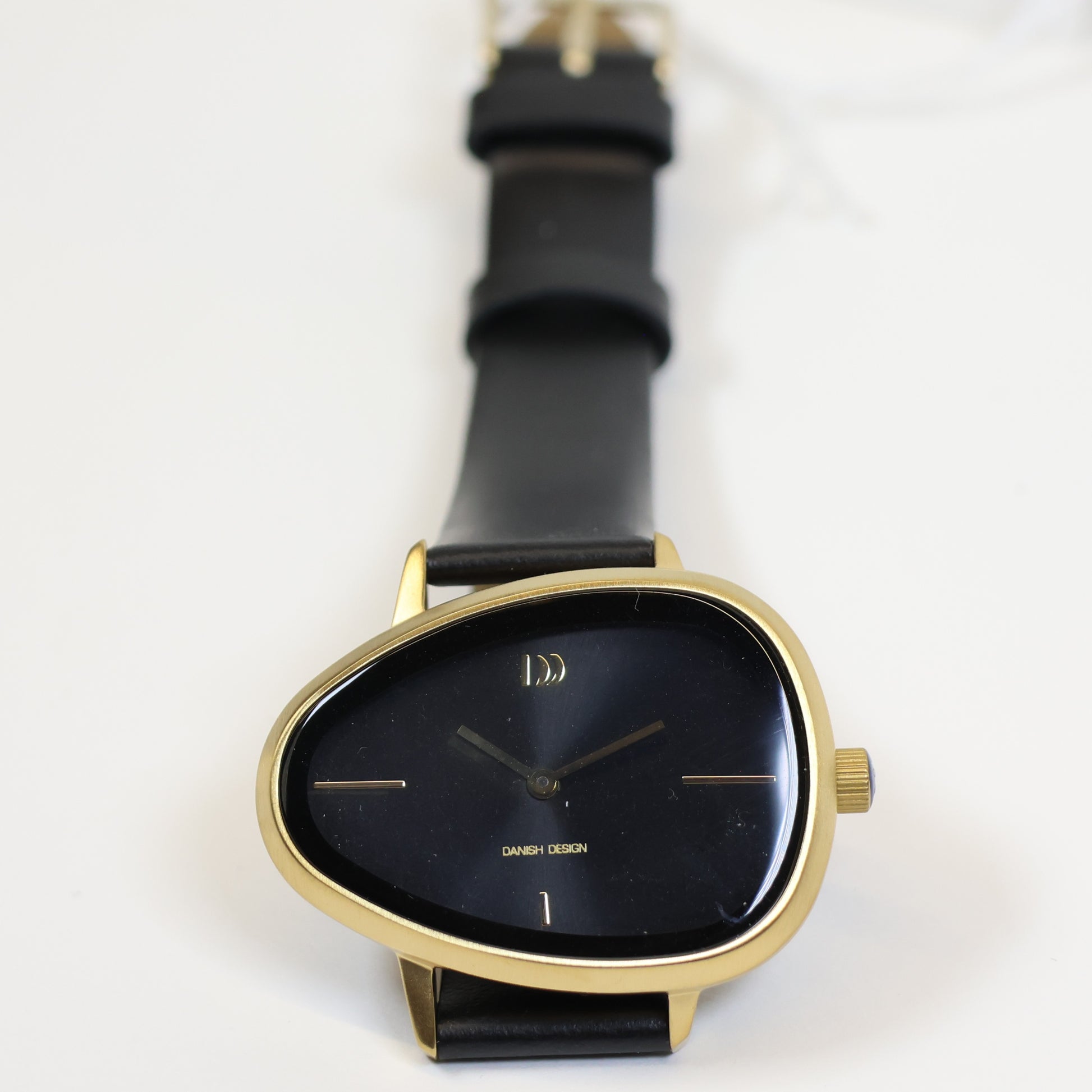 Danish Design horloge dames 35mm Elvsten IV15Q1305 Gold Black 