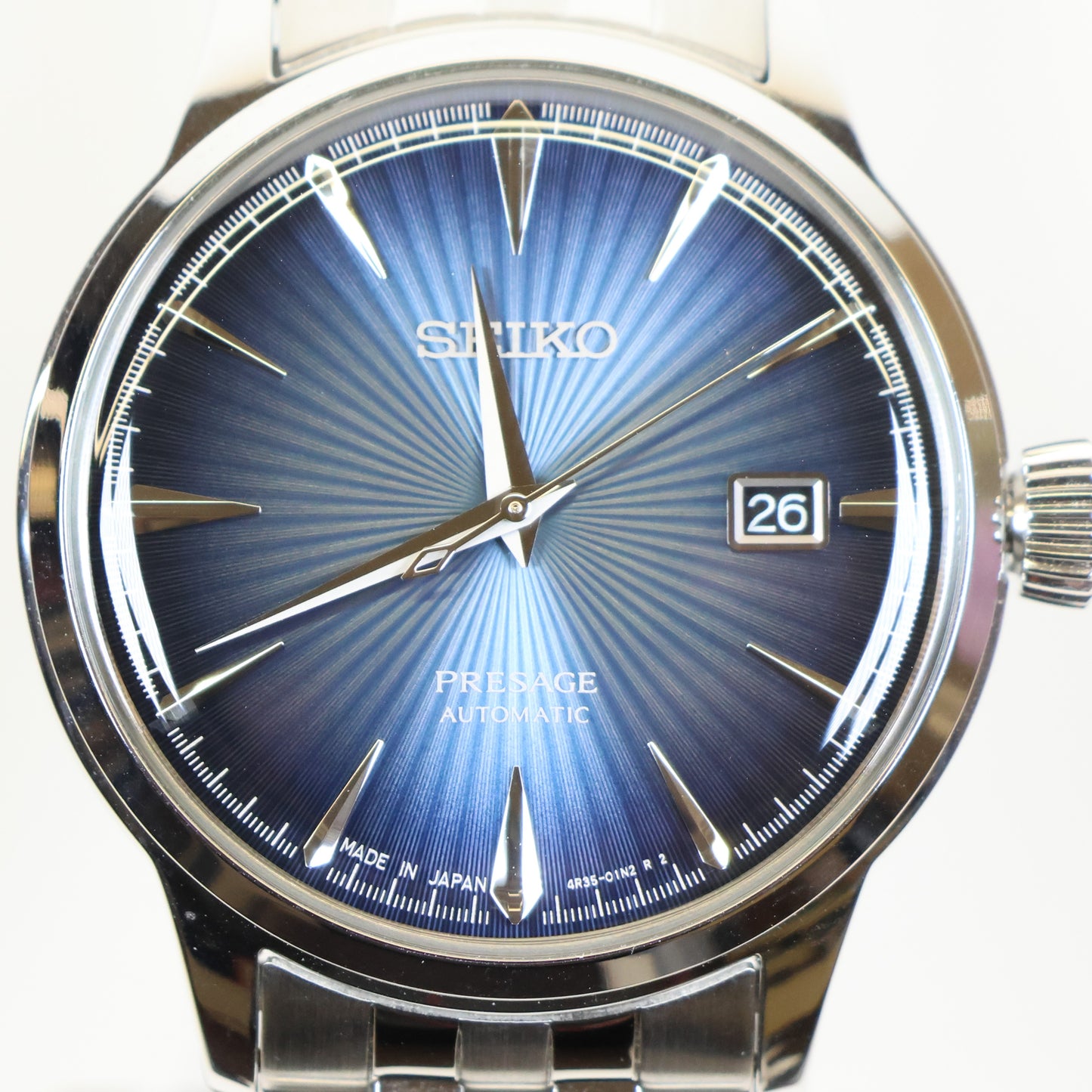 Seiko Presage horloge SRPB41J1 automatic heren blauw