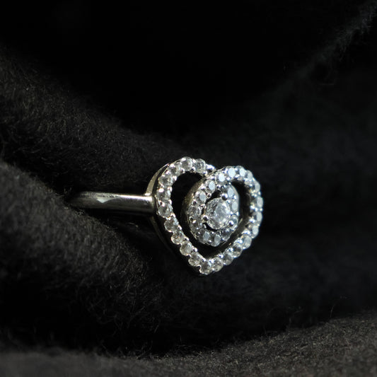 Outlet Zilveren ring M7G10 maat: 60