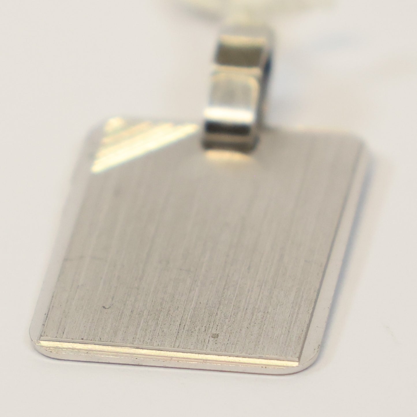 Zilveren hanger graveerplaat 307765