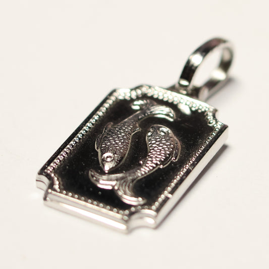 Tresor zilveren sterrenbeeld hanger vissen BZ15v