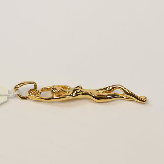 Plaqué nude lady hangertje