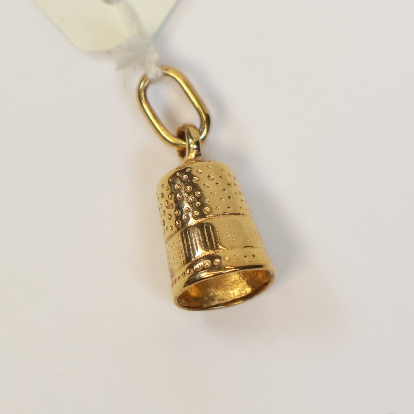 Plaqué vingerhoedje hangertje