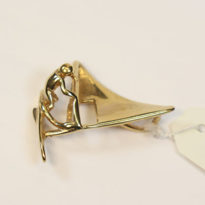 Plaqué windsurfer hangertje