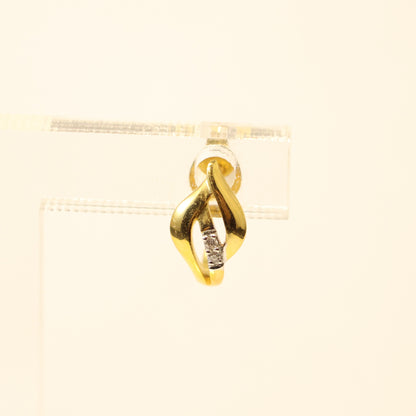 18KT gouden oorbellen 061637A