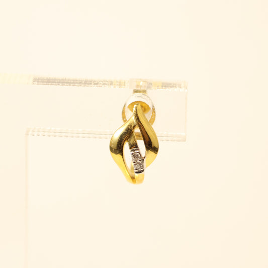 18KT gouden oorbellen 061637A
