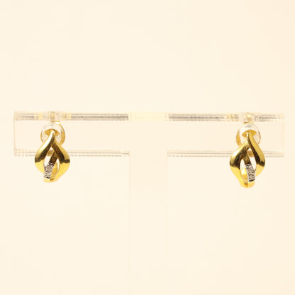 18KT gouden oorbellen 061637A