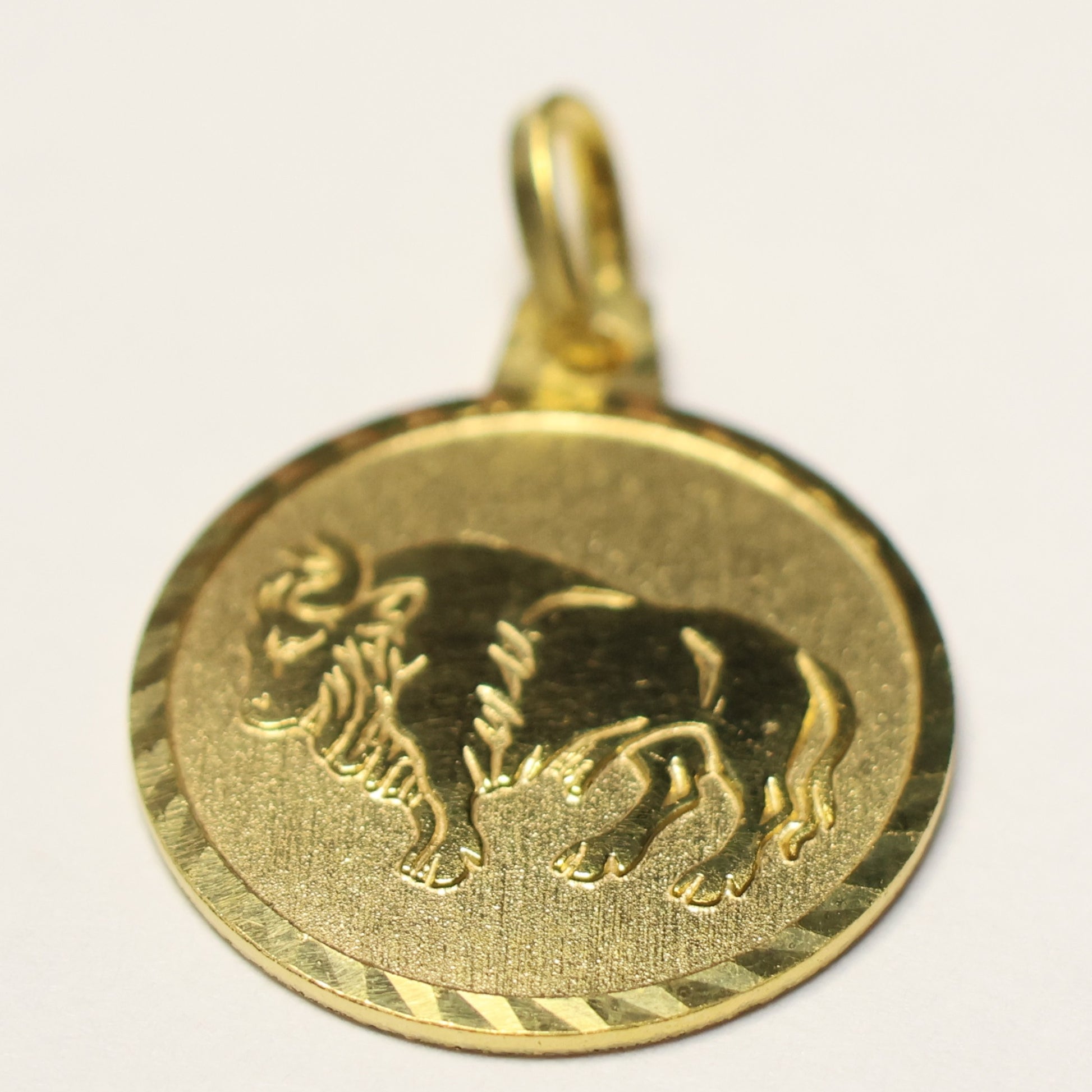 Tresor plaqué sterrenbeeld ronde hanger stier