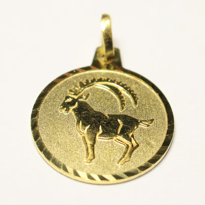 Tresor plaqué sterrenbeeld ronde hanger steenbok
