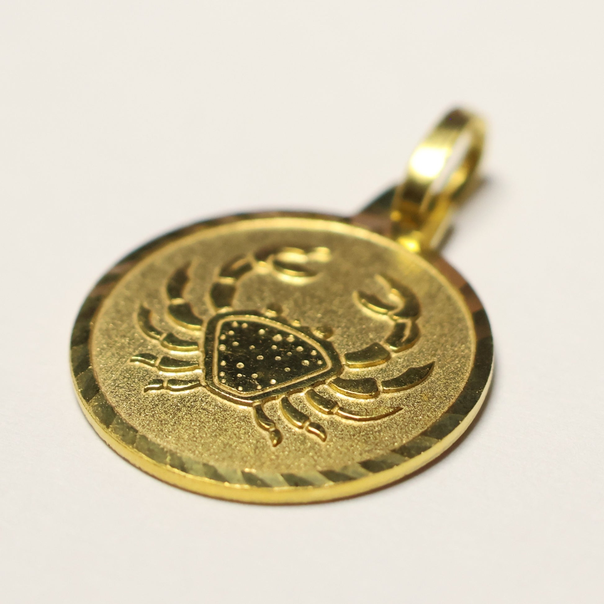Tresor plaqué sterrenbeeld ronde hanger kreeft