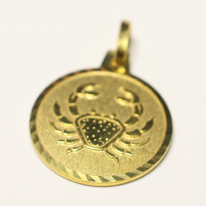 Tresor plaqué sterrenbeeld ronde hanger kreeft