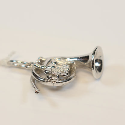 Zilveren hoorn hangertje