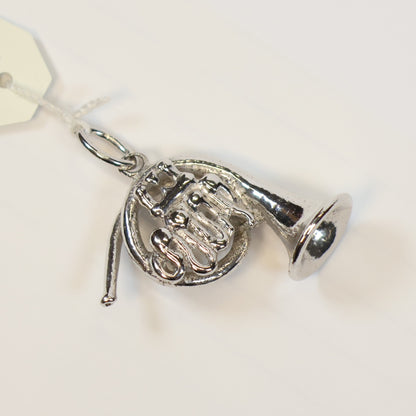 Zilveren hoorn hangertje