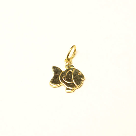 Hanger vis geel goud 038204