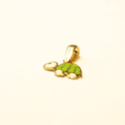 Hanger schildpad geel goud 055793