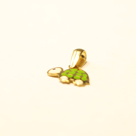 Hanger schildpad geel goud 055793