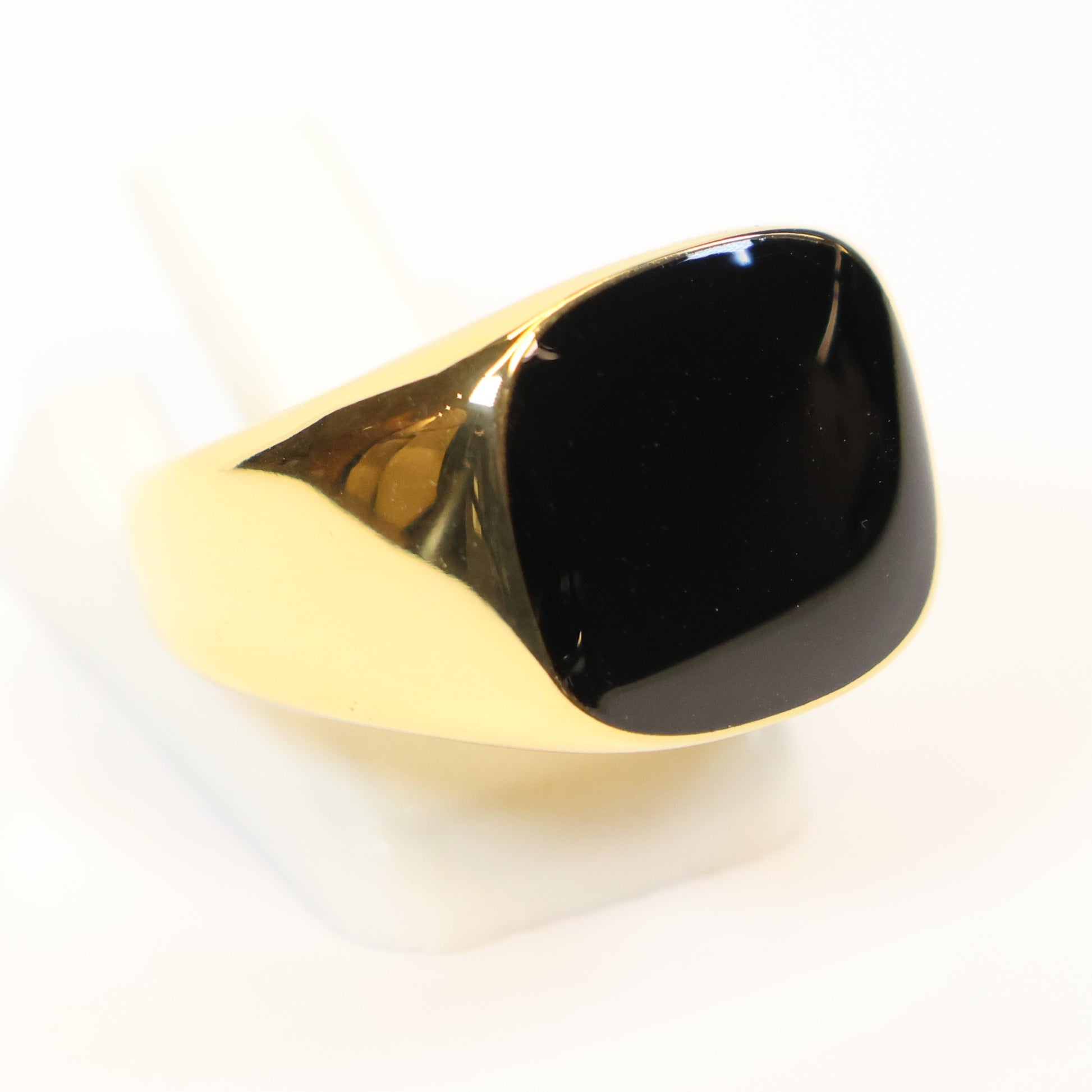 Roestvrij Stalen gouden zegel Ring maat 58