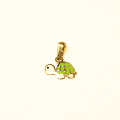 Hanger schildpad geel goud 055793