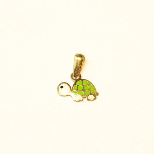 Hanger schildpad geel goud 055793