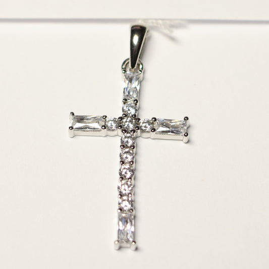 My imenso ODM zilveren kruis zirconia 915399