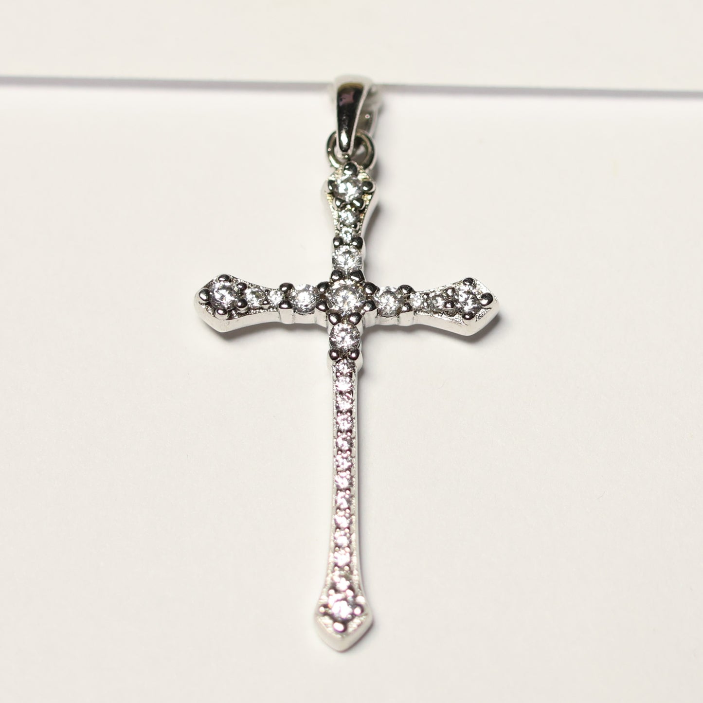 My imenso ODM zilveren Christelijk kruis hanger 70183101