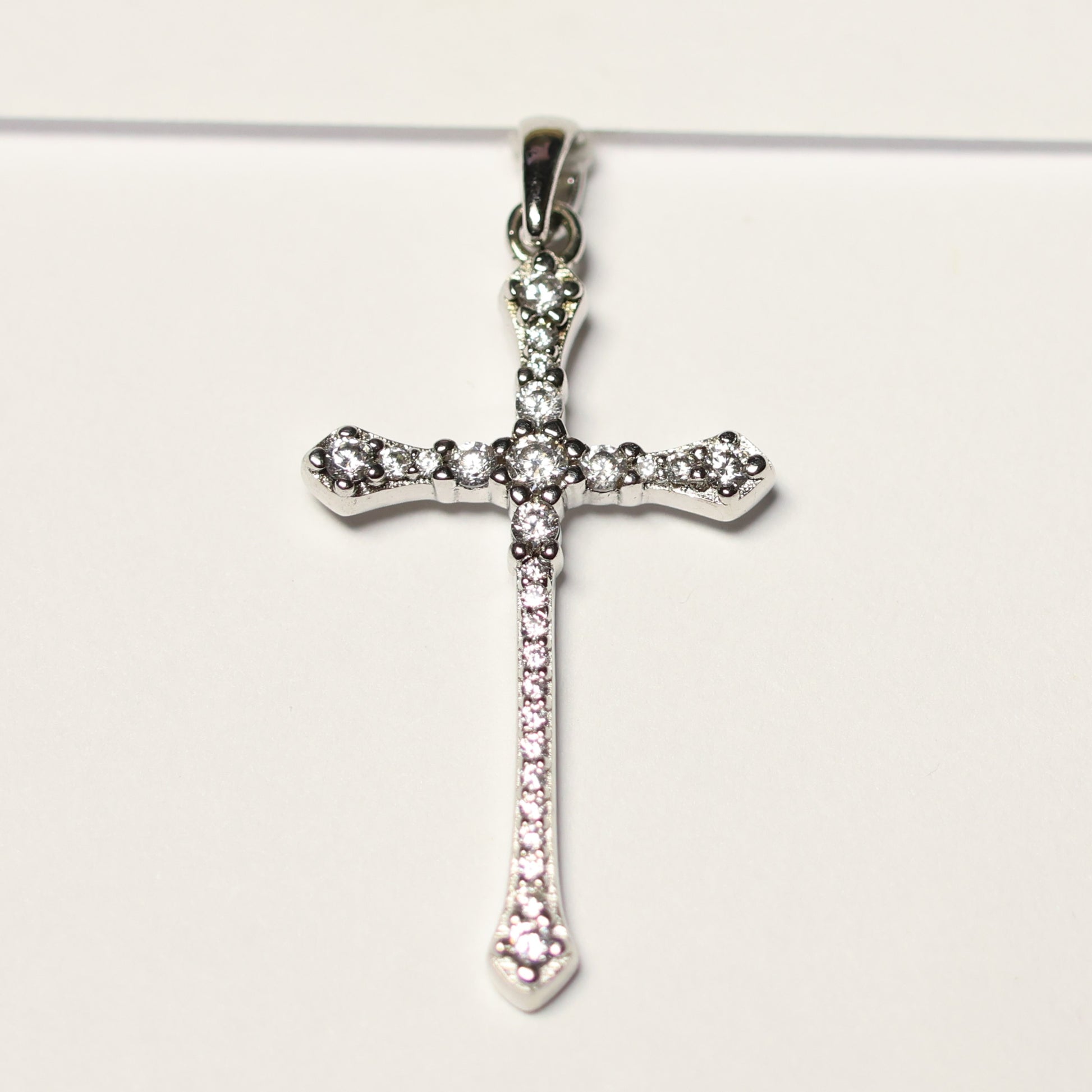My imenso ODM zilveren Christelijk kruis hanger 70183101