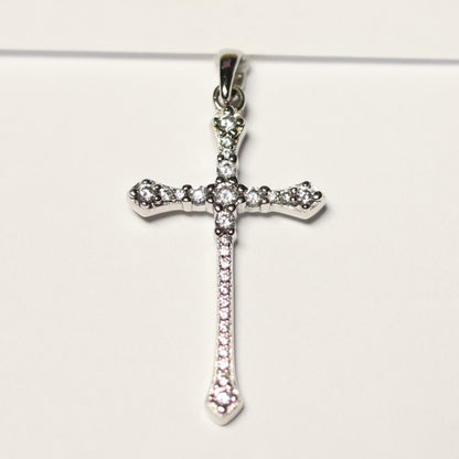My imenso ODM zilveren Christelijk kruis hanger 70183101