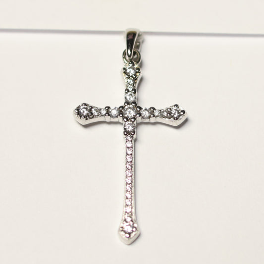 My imenso ODM zilveren Christelijk kruis hanger 70183101