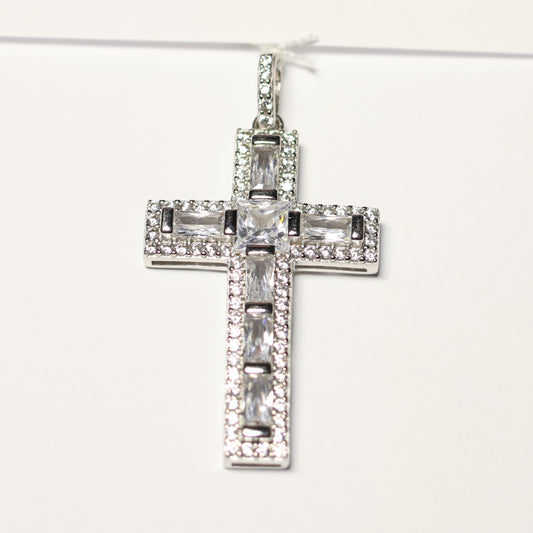 My imenso ODM groot zilveren kruis 487475