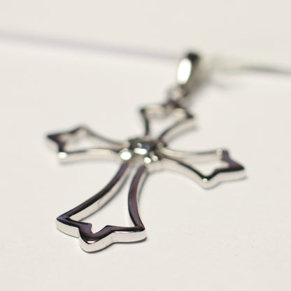 My imenso ODM open zilveren christelijk kruis 721115