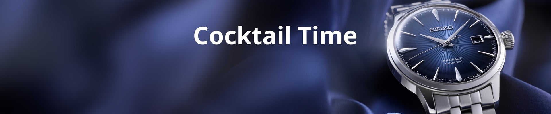 seiko cocktail time banner