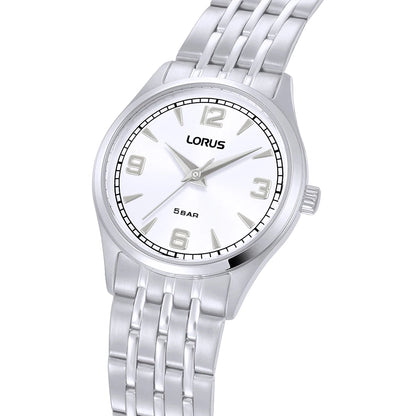 Lorus dameshorloge RG205ZX9 stalen band Arabische cijfers 27mm