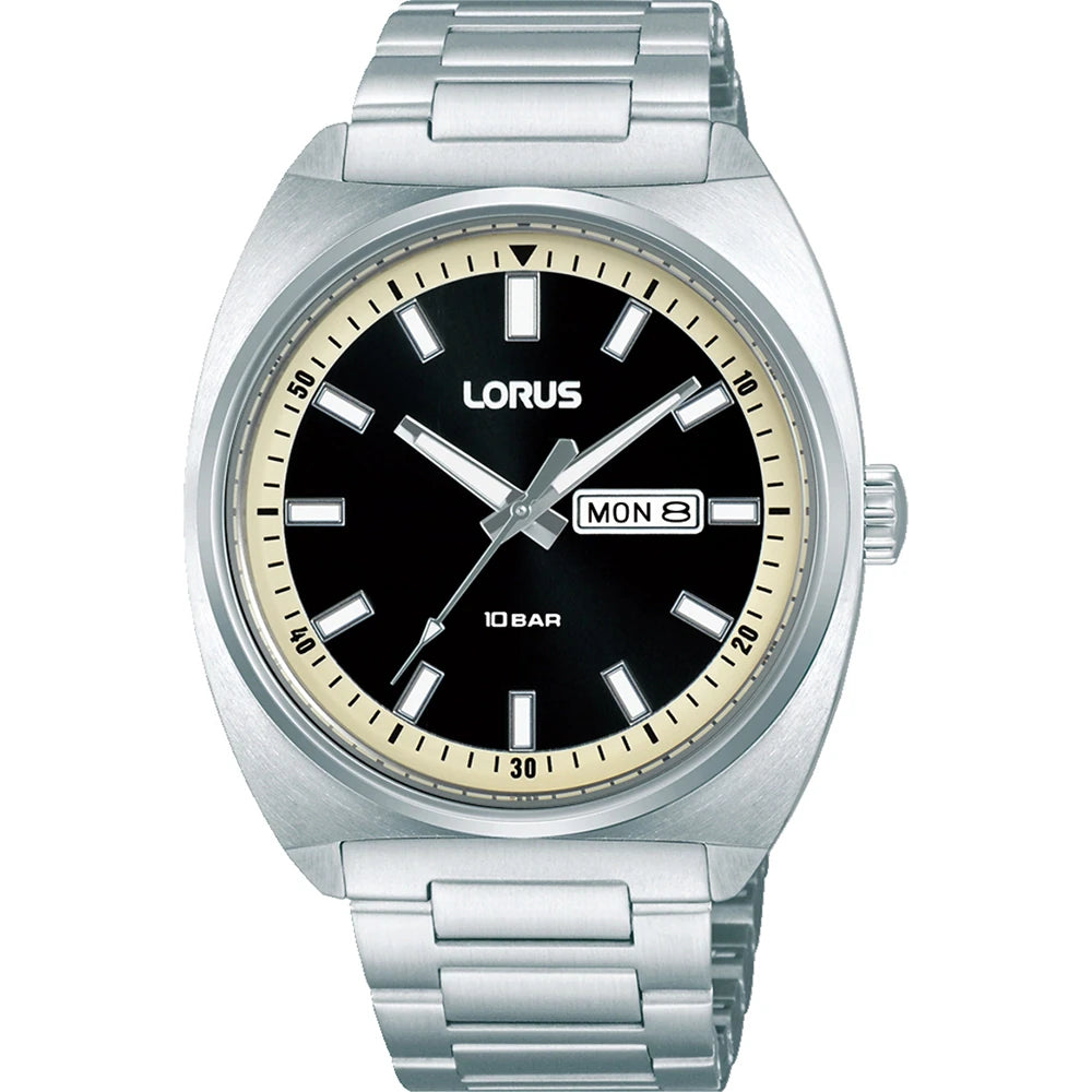 Lorus RH311BX9 herenhorloge retro sport dag-datum