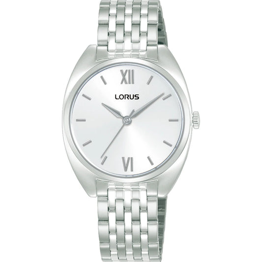 Lorus dameshorloge RH841CX9 stalen band Romeinse cijfers 30mm