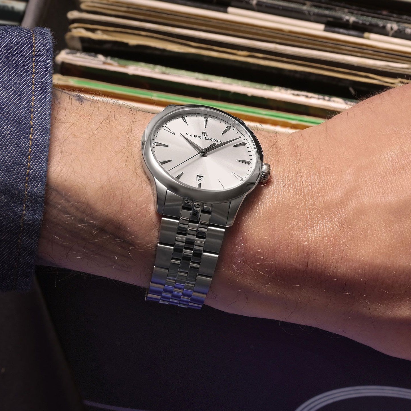 Maurice Lacroix 1975 Quartz Date 39mm 751007-SS002-130-1